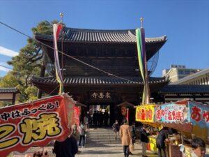 泉岳寺参道・2023年12月14日義士祭