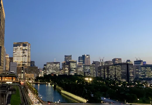 日比谷の夕景